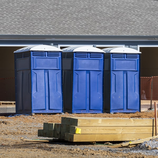 are there any restrictions on what items can be disposed of in the portable restrooms in Middle NJ